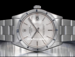 Rolex Date 34 Argento Oyster Silver Lining  1501
